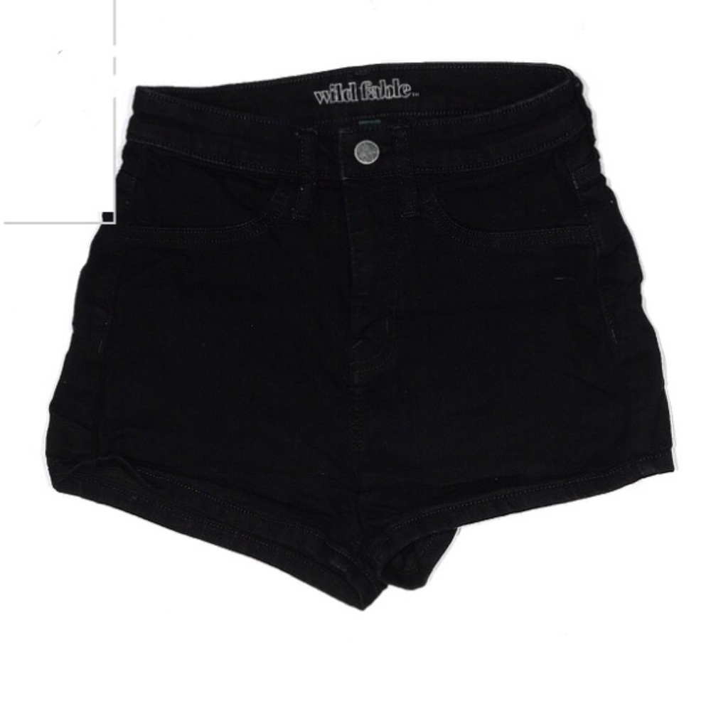 Black high waisted shorts